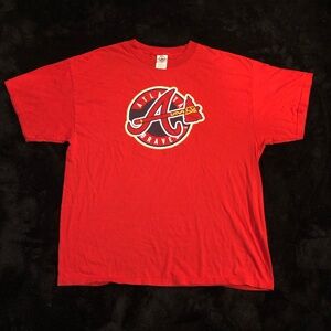 Red Atlanta Braves Tee